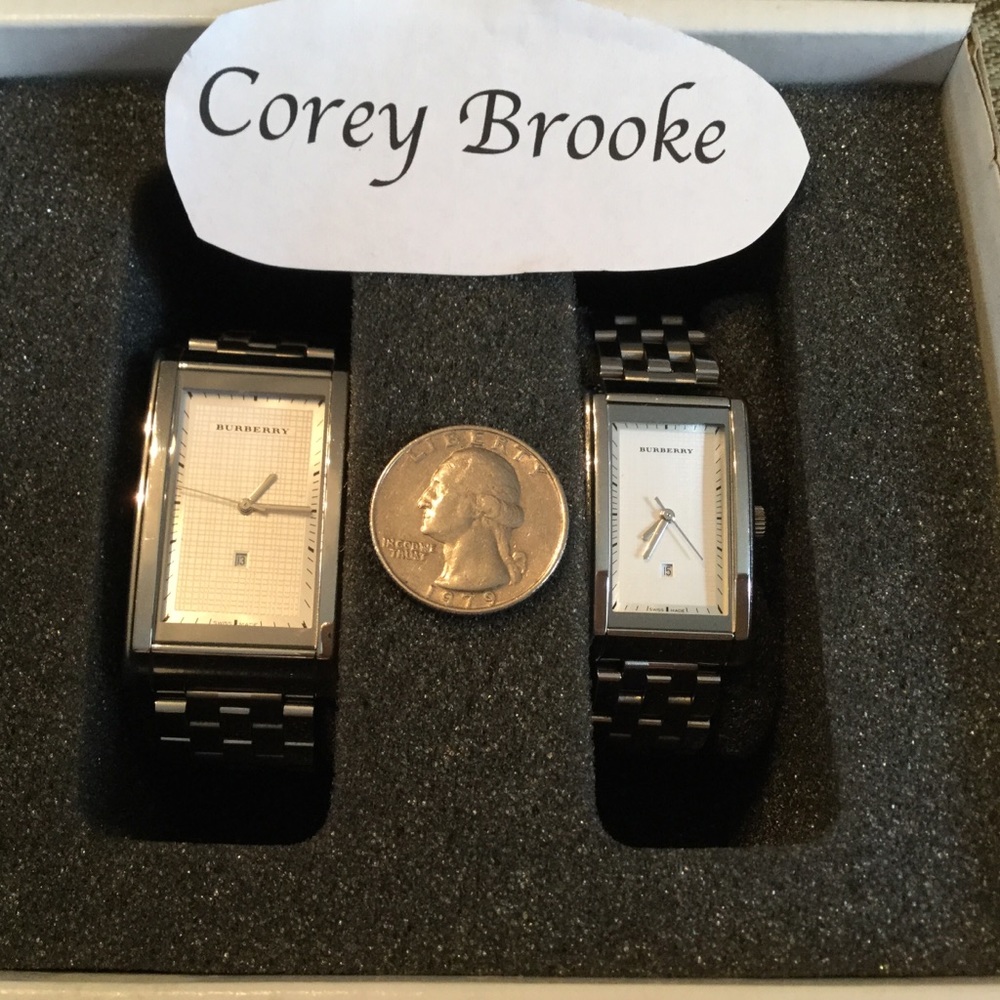 Set of Burberry watches - men and women’s
